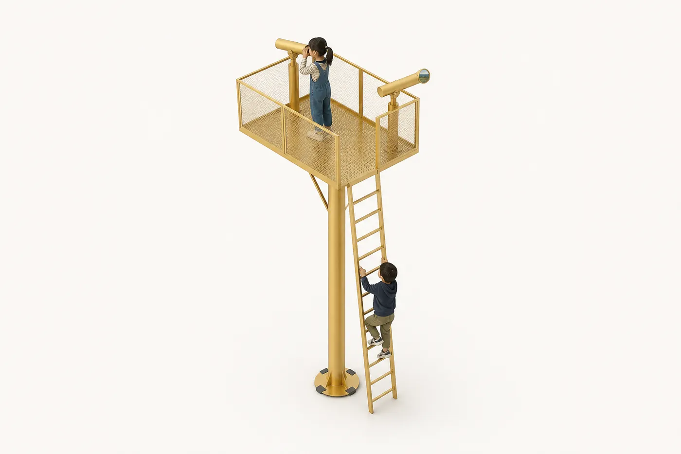 Axonometric drawing of the Lookout element