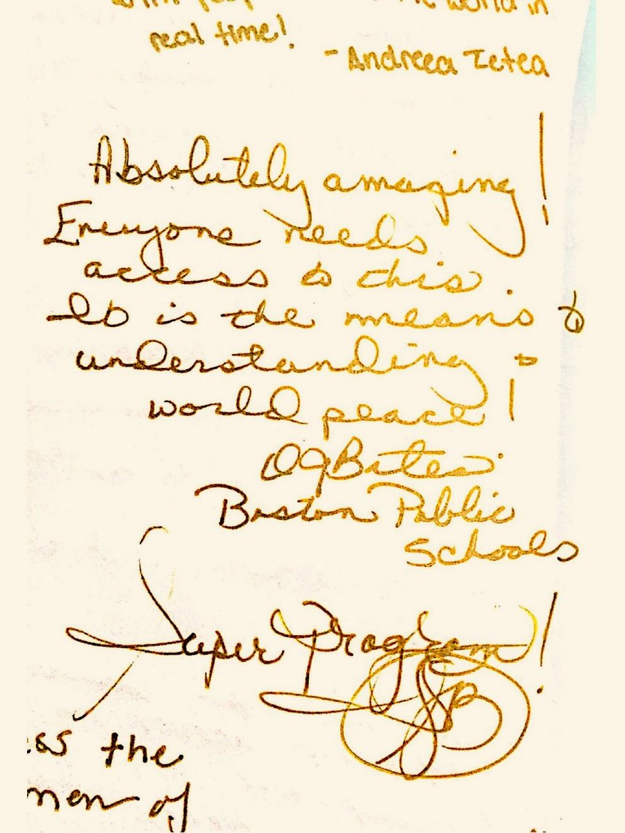 A page from the Phillips Academy Andover gold book